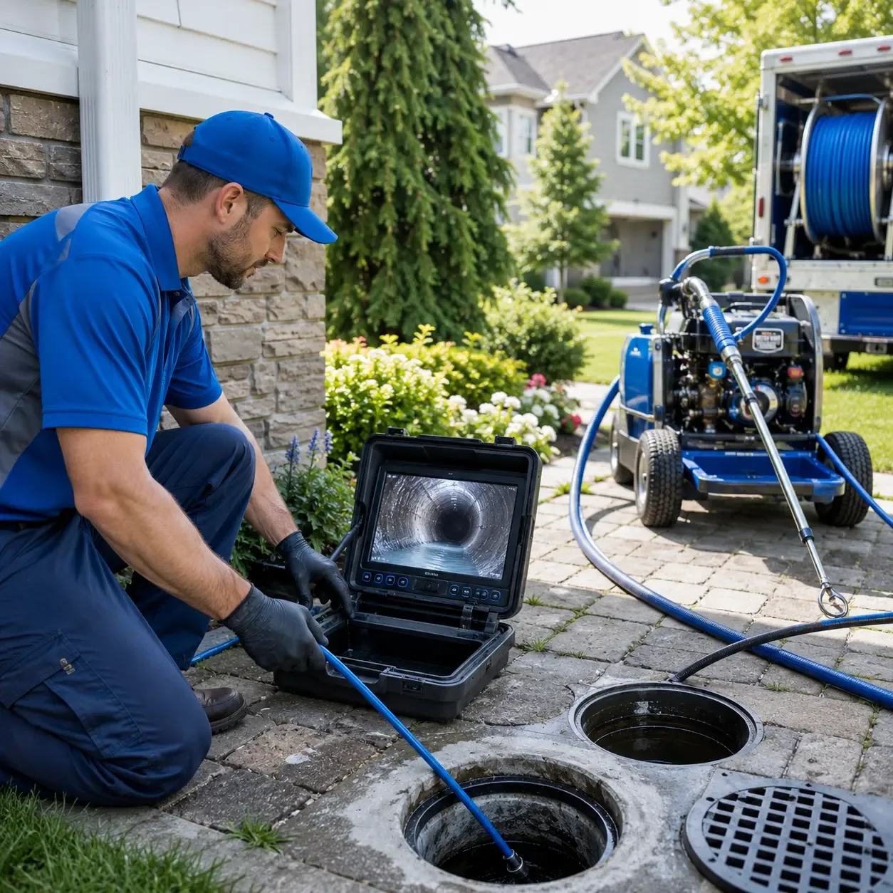 Outdoor drain cleaning professionals serving Maple City, KS