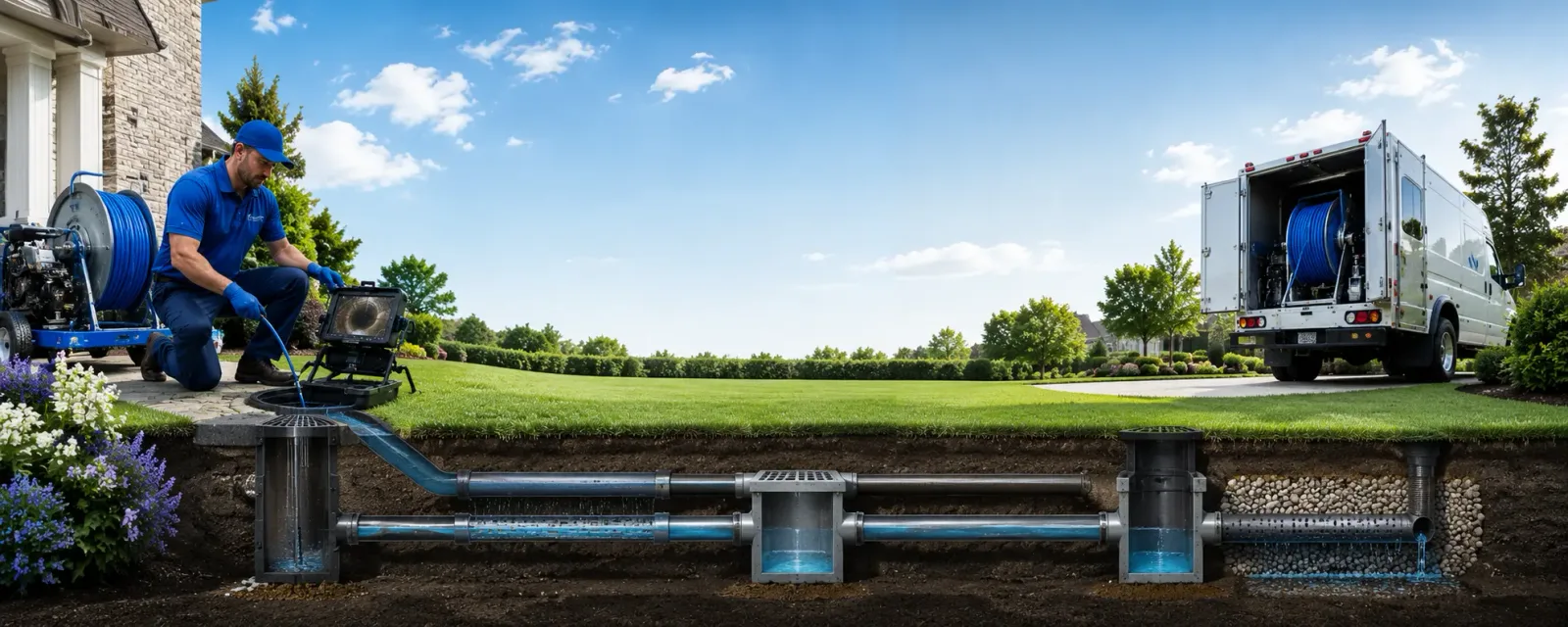Outdoor drain cleaning information for Maple City, KS